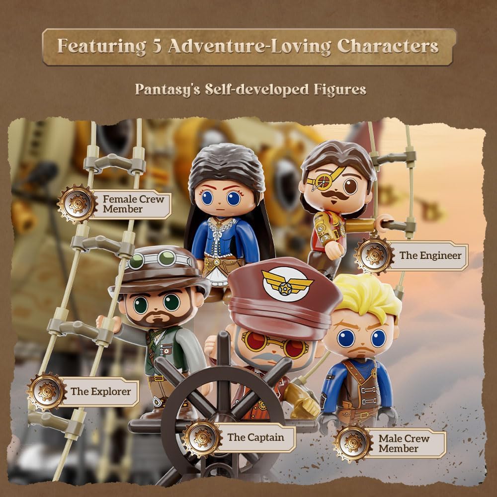 PANTASY Steampunk Airship Model Kit - Thumbnail 3