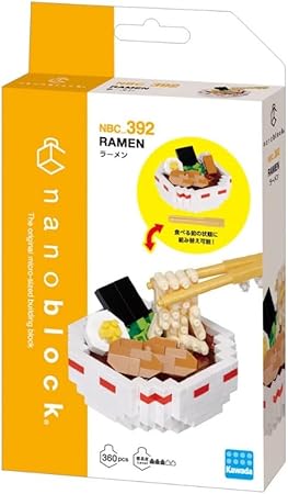 Nanoblock Tonkotsu Ramen Building Kit - Thumbnail 4
