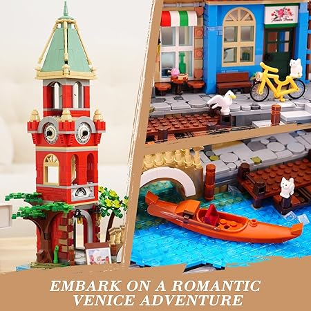 Venice Main Street Building Set for Adults - Thumbnail 2